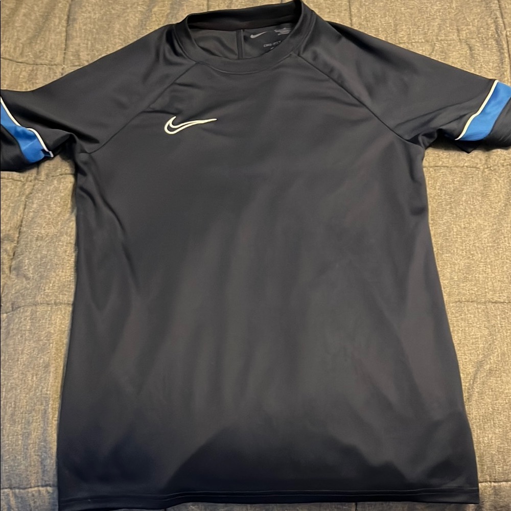 Nike Navy and Blue Sports Jersey